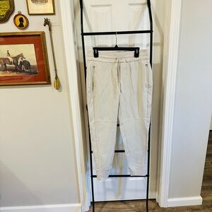 Athleta Off White Dressy Joggers Petite